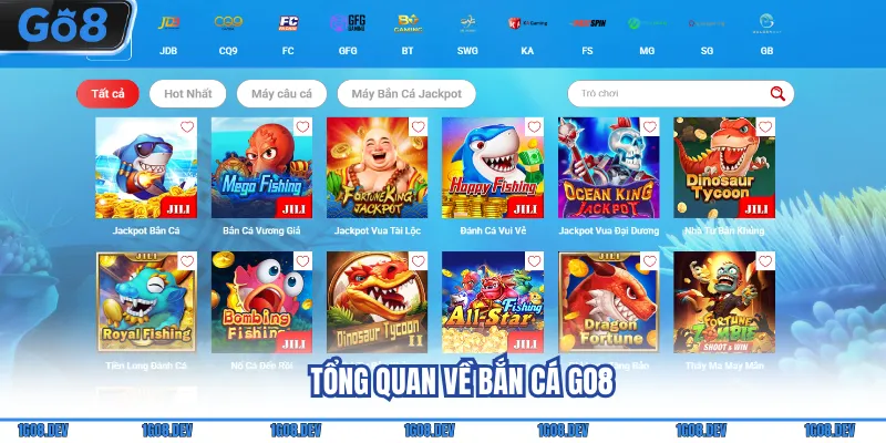 Bắn Cá Go8 - Đồ Họa Game Đẹp Mắt, Săn Thưởng Cực Dễ 1 Tổng quan về bắn cá Go8